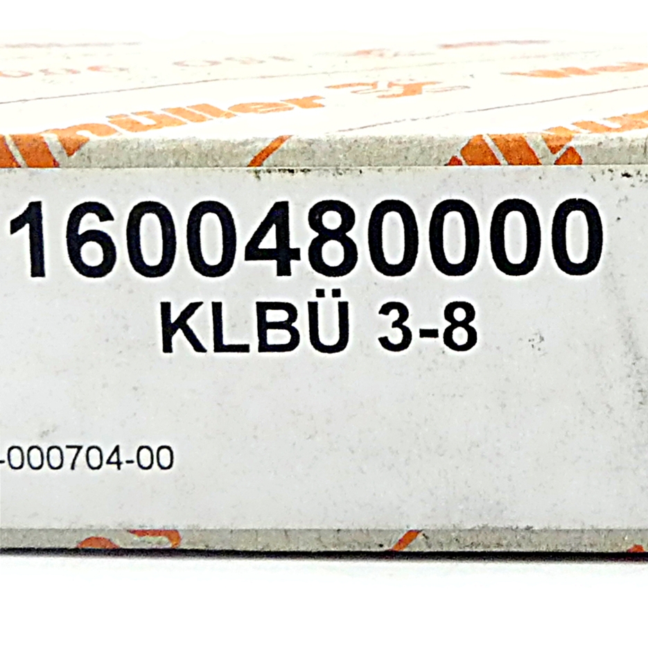 Clamp bracket for shield connection KLBÜ 3-8 