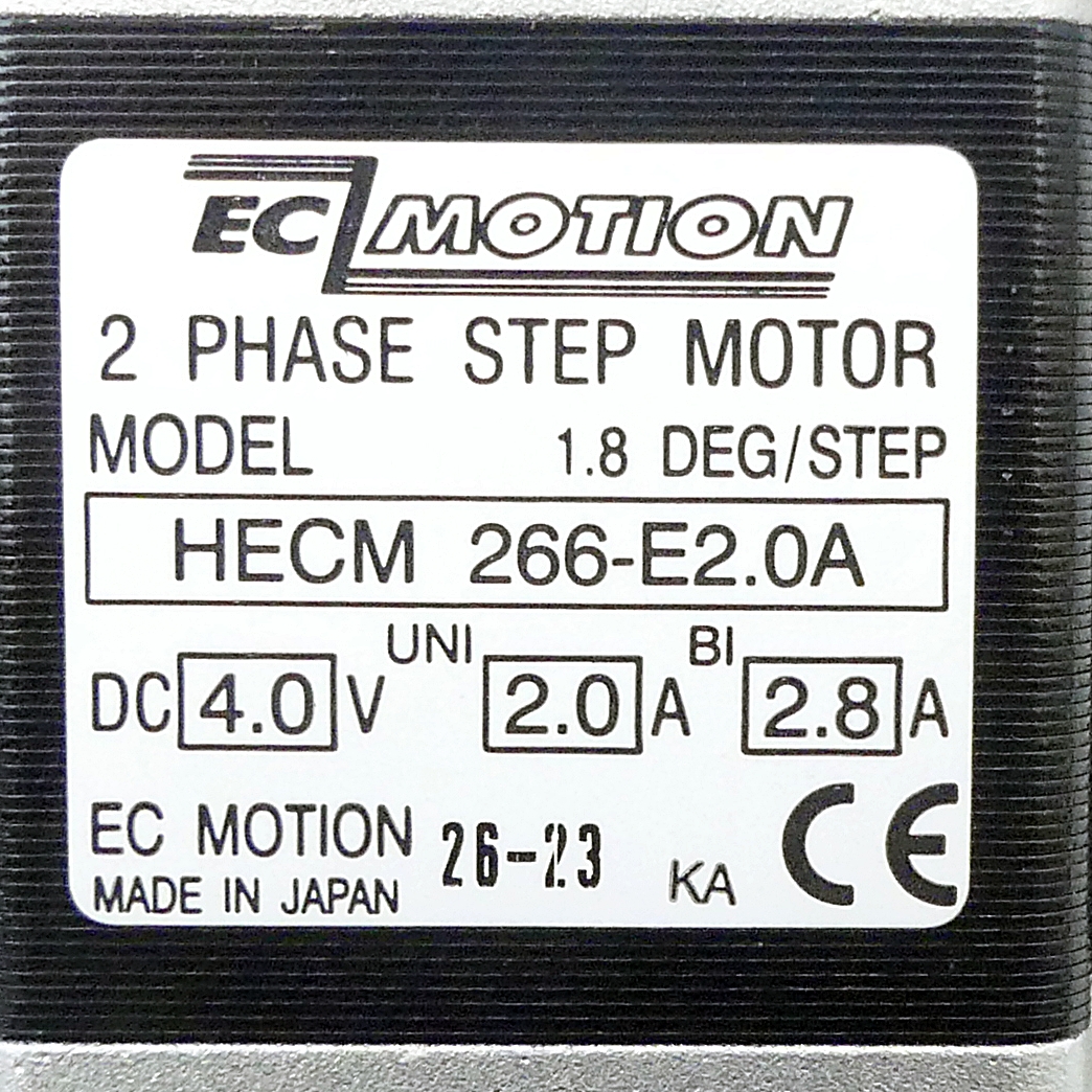 NEMA24 2-Phasen-Schrittmotor 1.8° 1.35Nm Litzen:8 2.0A Frontwelle:8mm  