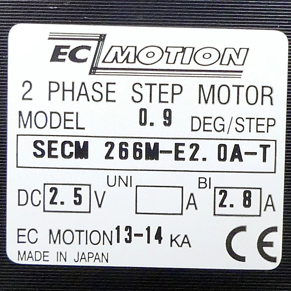 NEMA23 2-Phasen-Schrittmotor 0.9° 0.95Nm Anschlußkasten 2.0A Frontwelle:6.35mm  