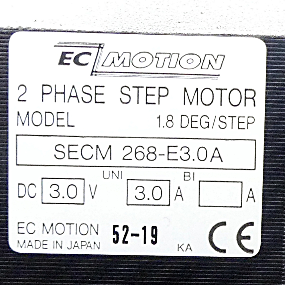 NEMA23 2-Phasen-Schrittmotor 1.8° 1.35Nm Litzen:8 3.0A Frontwelle:6.35mm  
