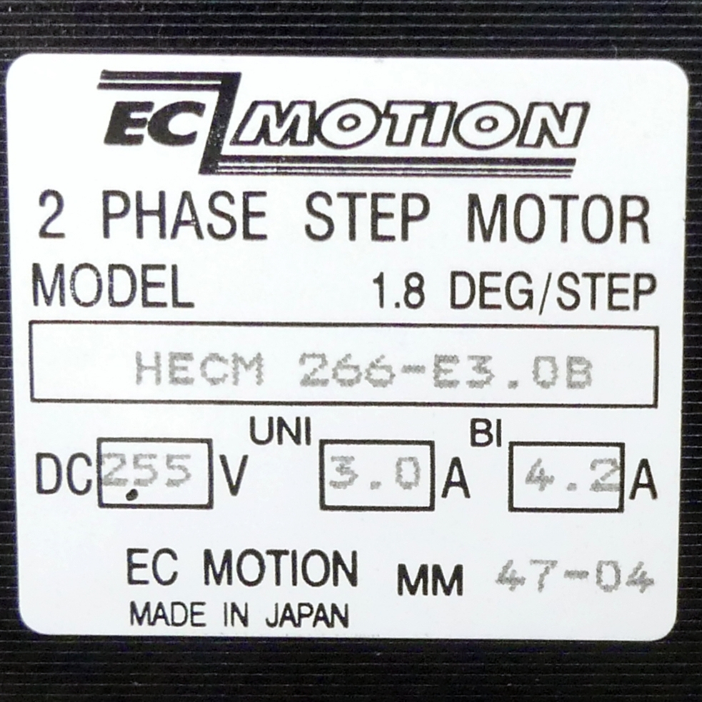 NEMA24 2-Phasen-Schrittmotor 1.8° 1.35Nm Litzen:8 3.0A 2-Wellenenden:8mm  