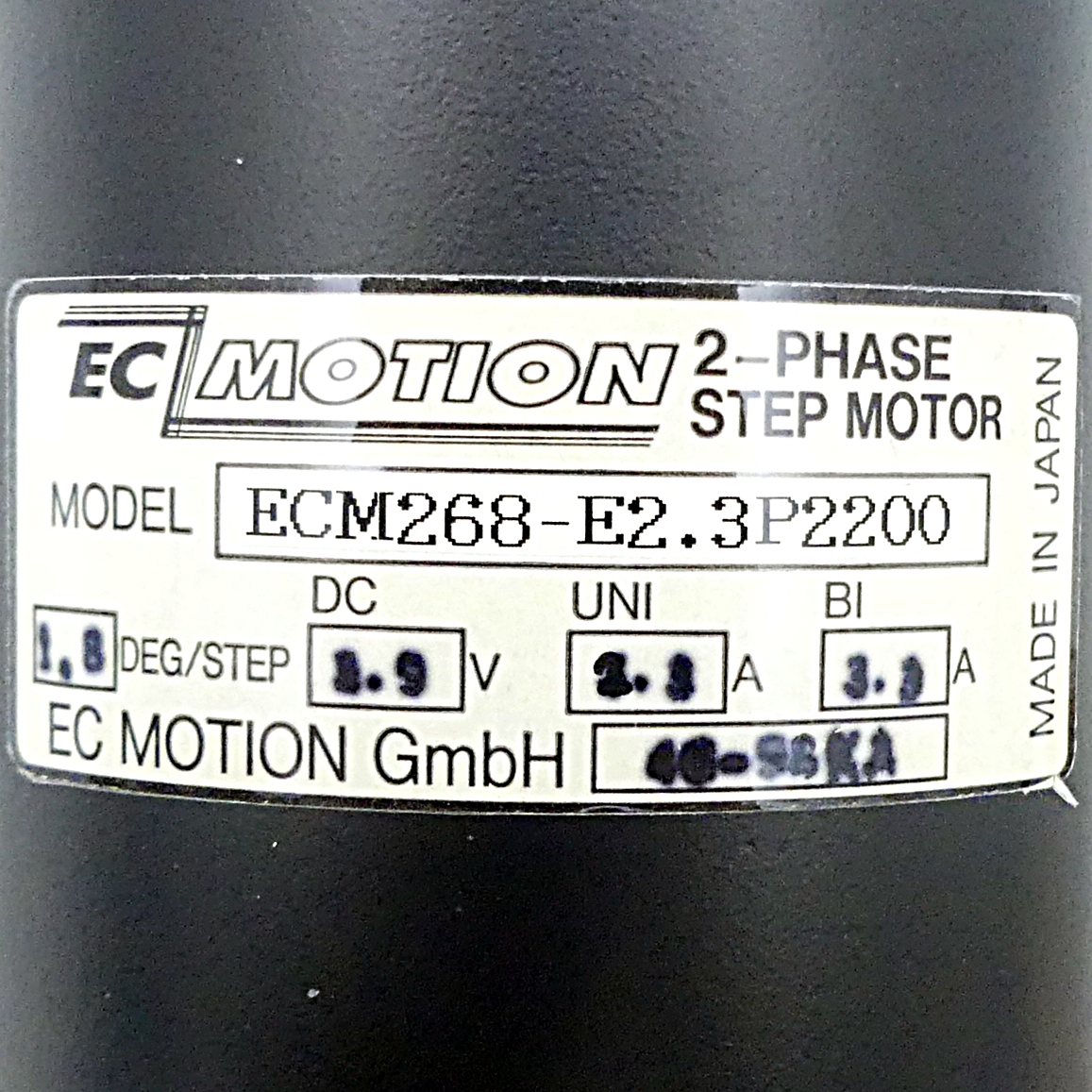 NEMA23 2-phase stepper motor 1.8° 0.95Nm Strands: 8 2.3A 2 shaft ends: 6.35mm Encoder line driver  