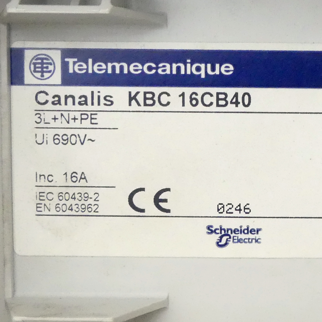 Abzweigvorrichtung KBC 16CB40 Neu OVP