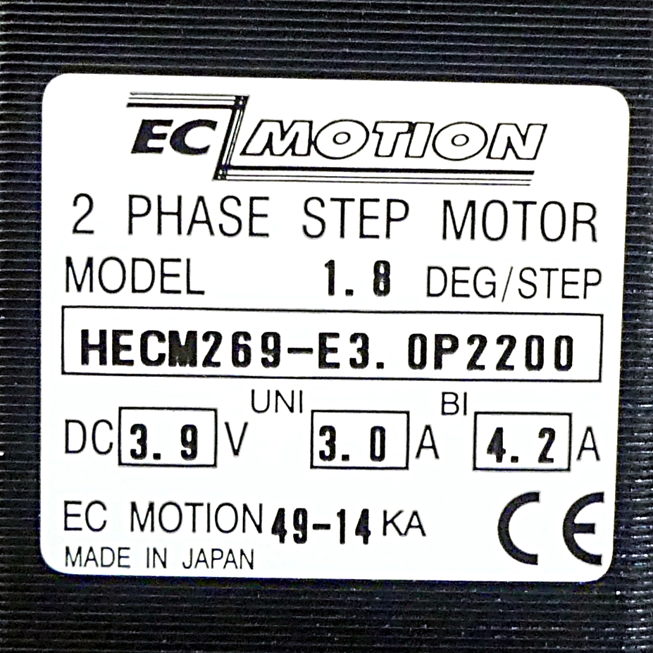 NEMA24 2-phase stepper motor 1.8° 2.45Nm Strands: 8 3.0A Front shaft: 8mm Encoder line driver  