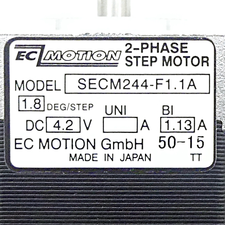 NEMA17 2-phase stepper motor 1.8° 0.37Nm Strands: 4 1.13A Front shaft: 5mm  