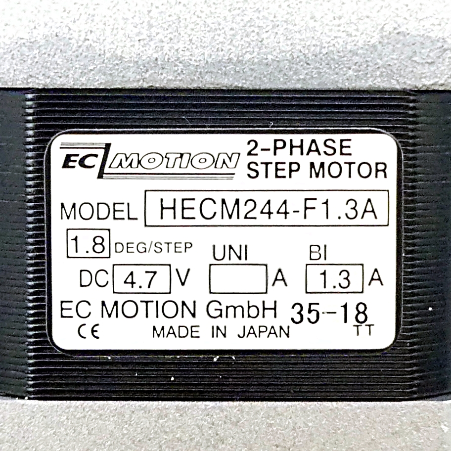 NEMA17 2-phase stepper motor 1.8° 0.5Nm Strands: 4 1.3A Front shaft: 5mm  