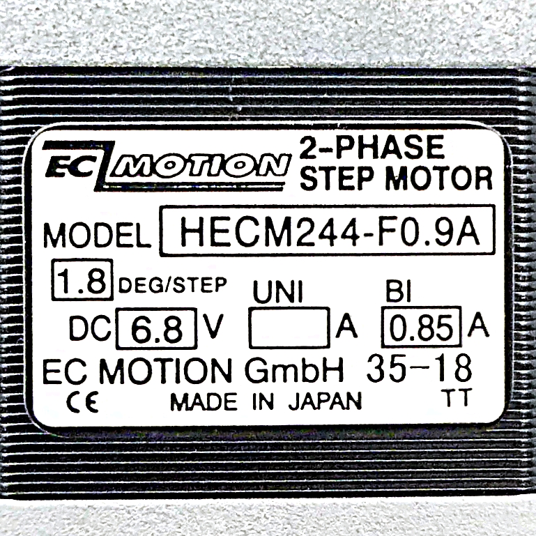 NEMA17 2-Phasen-Schrittmotor 1.8° 0.5Nm Litzen:4 0.85A Frontwelle:5mm  Neu OVP