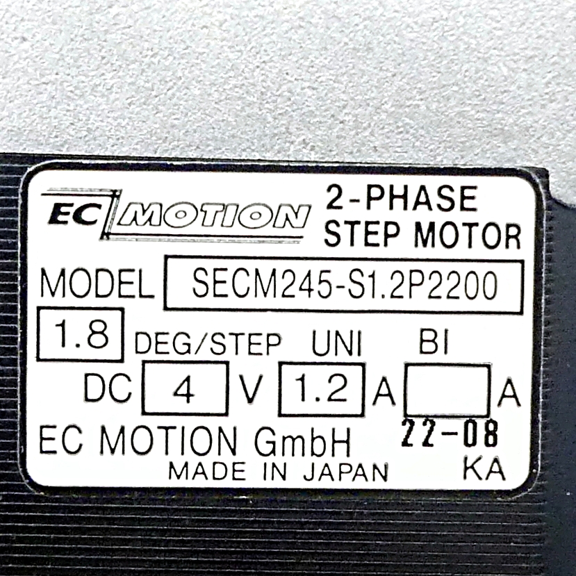 NEMA17 2-Phasen-Schrittmotor 1.8° 0.32Nm Litzen:6 1.2A Frontwelle:5mm Encoder Line Driver  