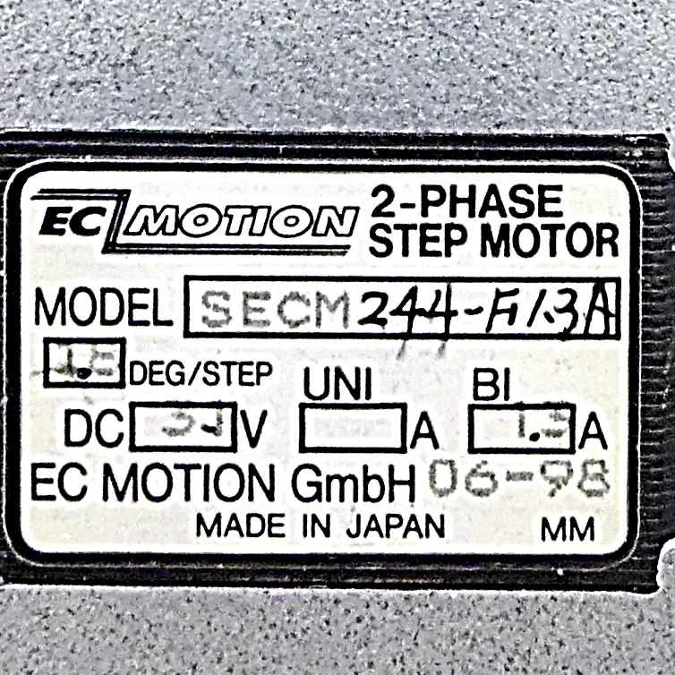 NEMA17 2-phase stepper motor 1.8° 0.37Nm Strands: 4 1.3A Front shaft: 5mm  