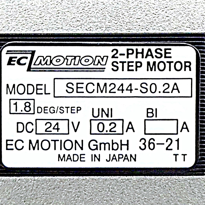 NEMA17 2-phase stepper motor 1.8° 0.26Nm Strands: 6 0.2A Front shaft: 5mm  