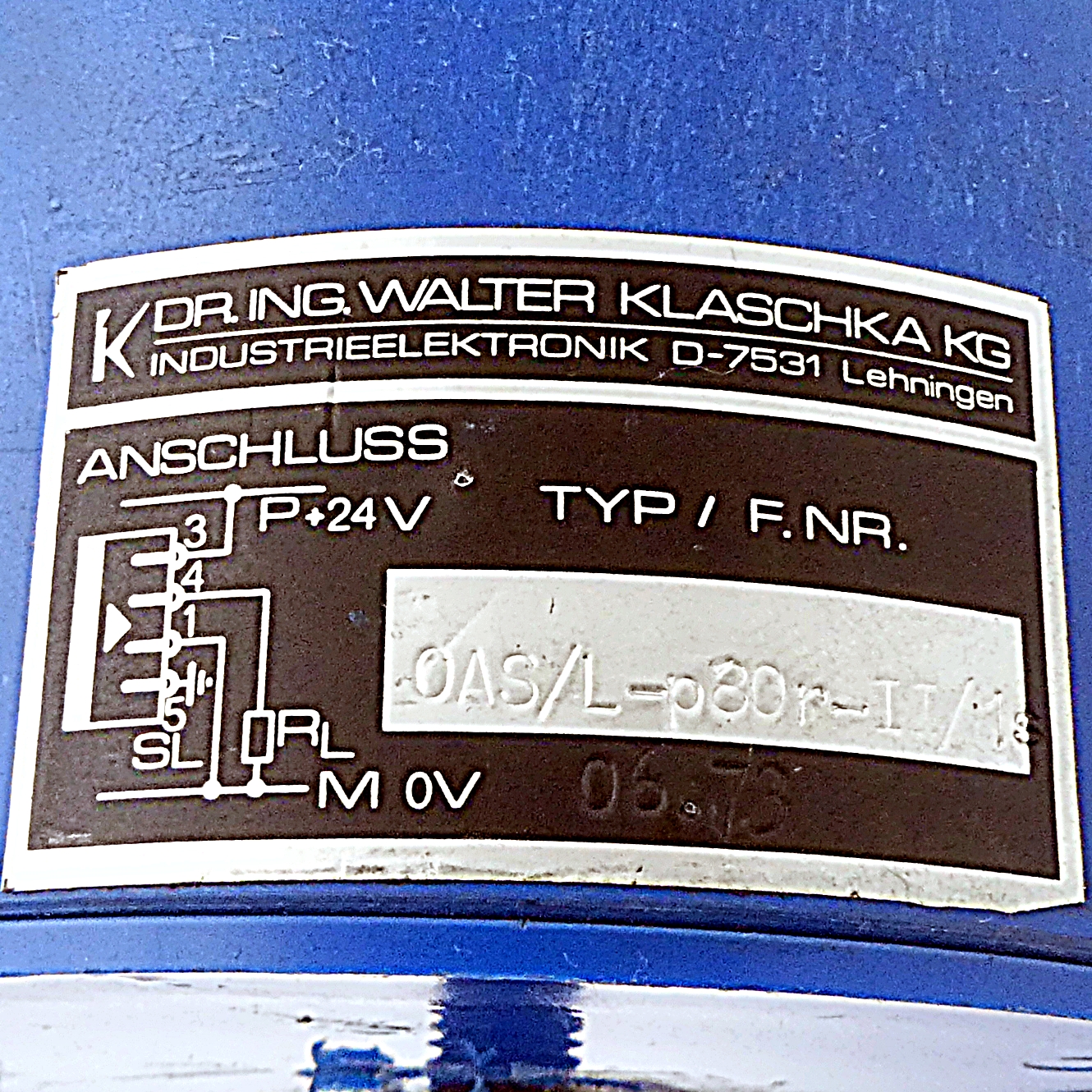 Induktiver Näherungsschalter  Gebraucht