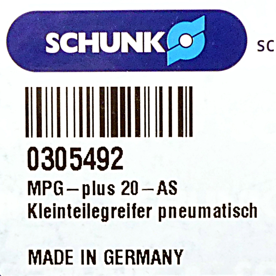 Kleinteilegreifer MPG-plus 20-AS Neu OVP