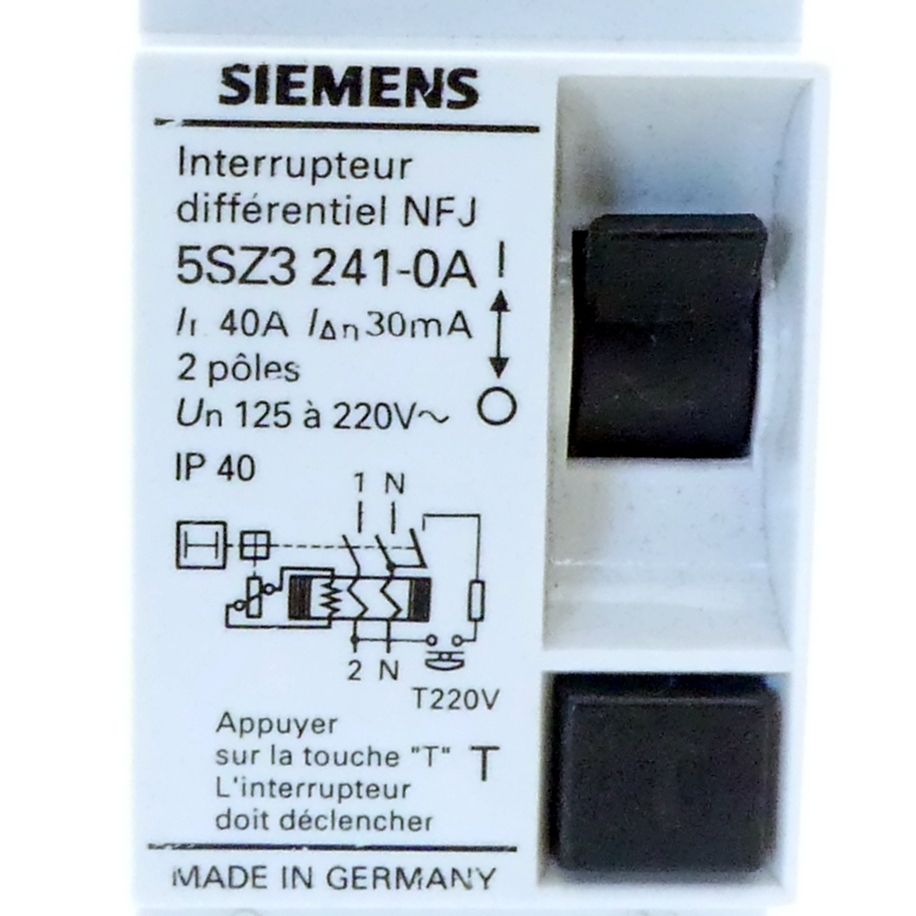 residual current circuit breaker  Used