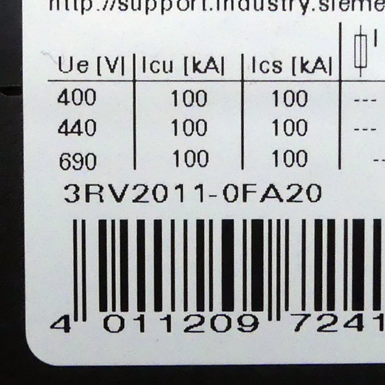 Leistungsschalter  Neuwertig