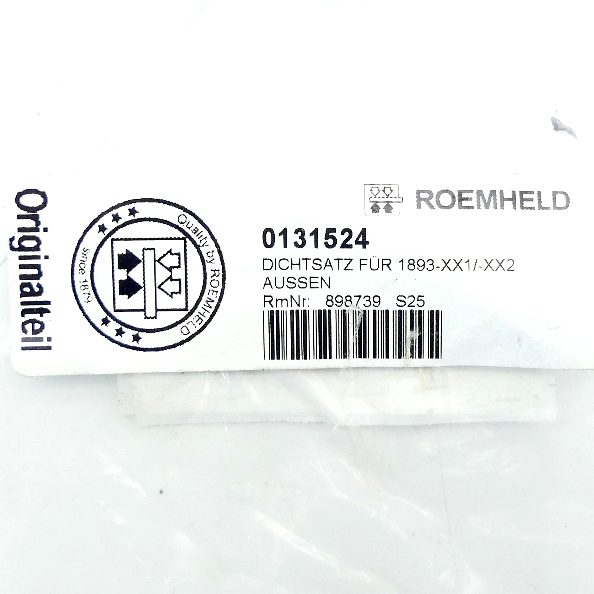 Dichtsatz für 1893-XX1/-XX2  Neu OVP