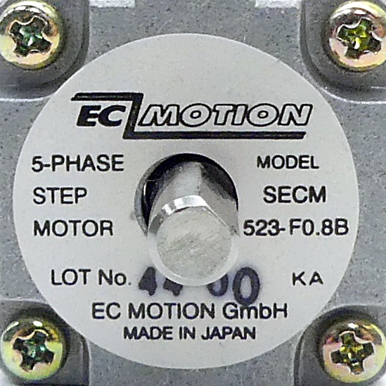 NEMA11 5-Phasen-Schrittmotor  0.72° ?Nm Litzen:5 0.8A 2-Wellenenden:?mm  Neu OVP