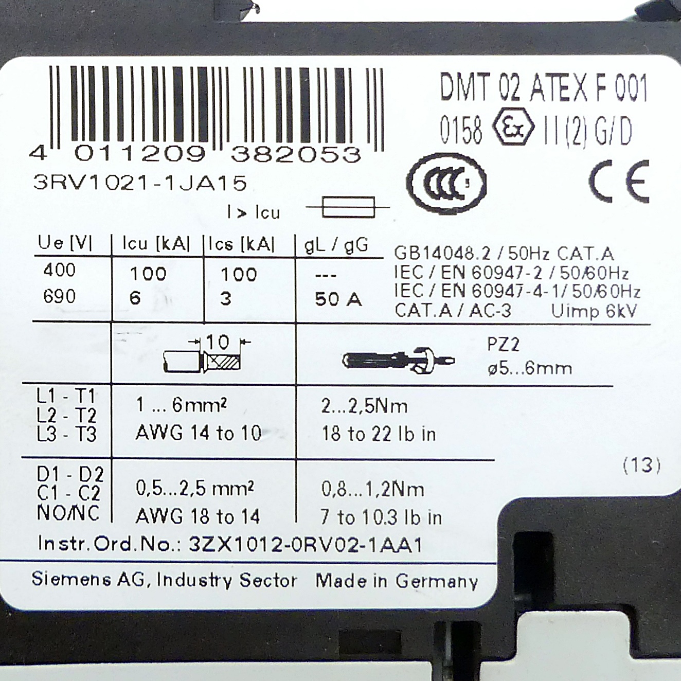 Leistungsschalter  Gebraucht