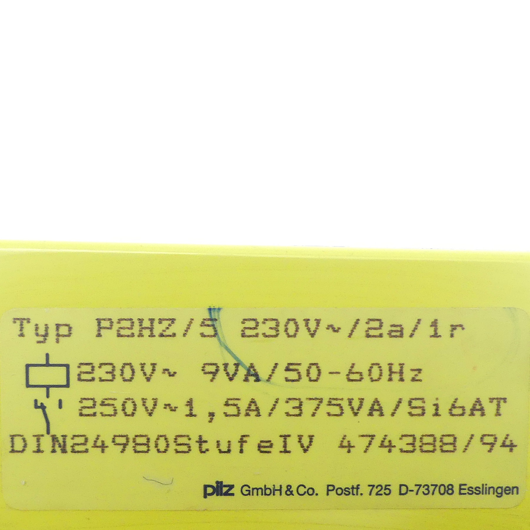 Sicherheitsrelais P2HZ/5 Neuwertig