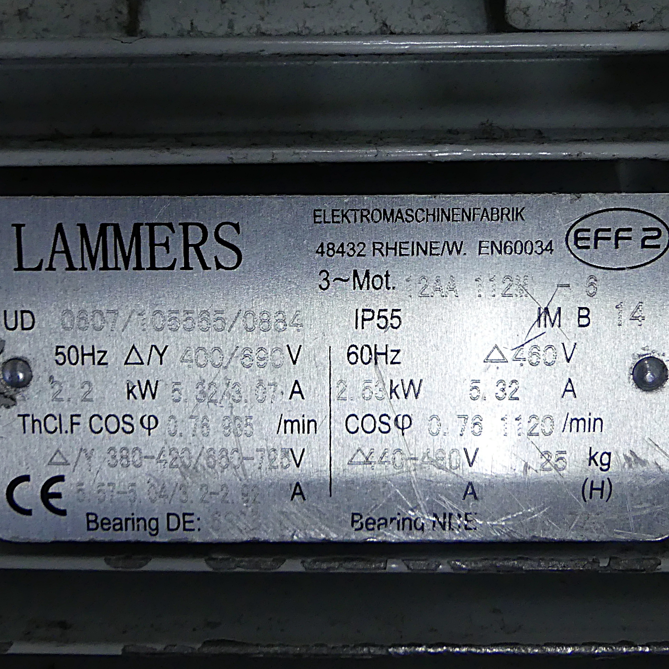 Drehstrommotor  Gebraucht