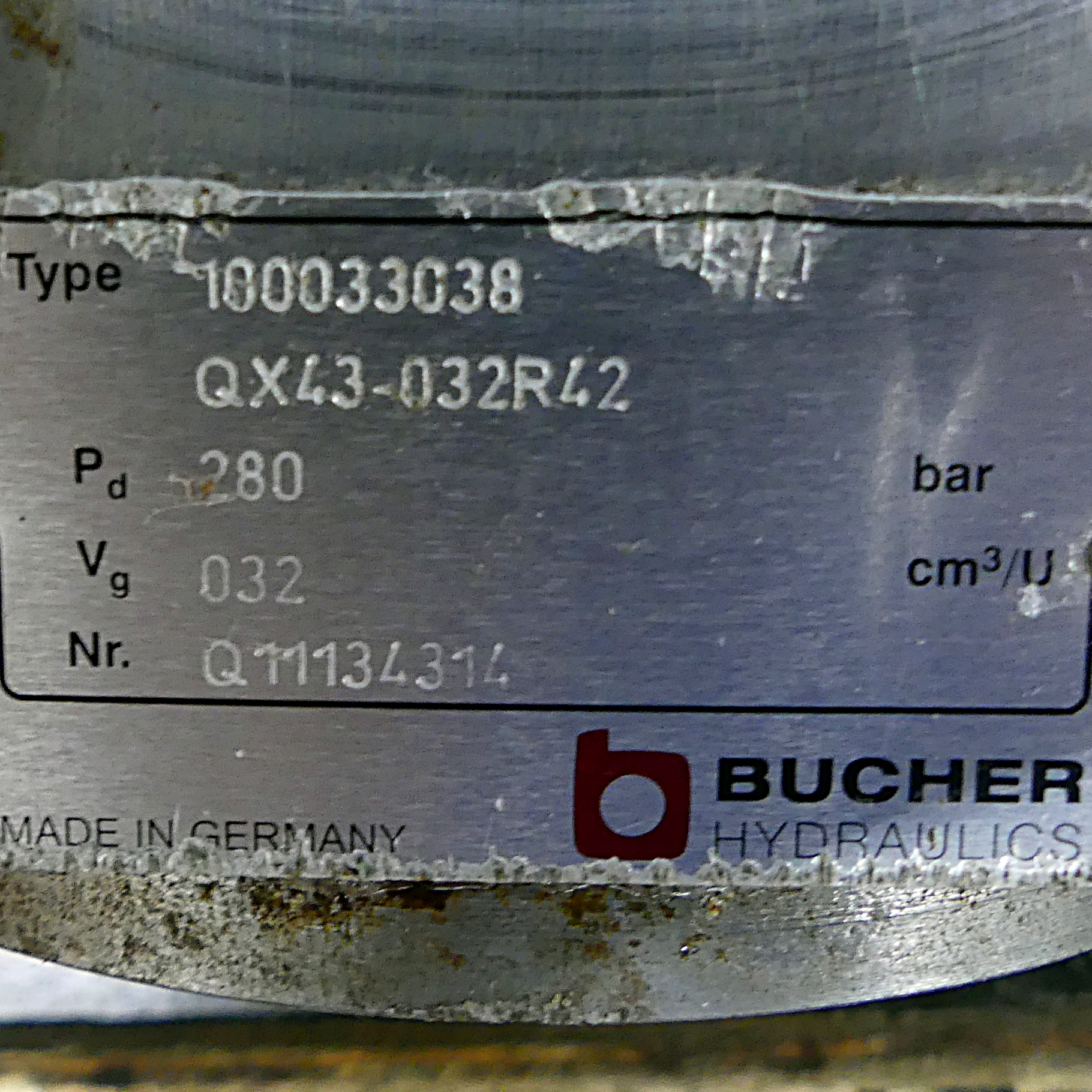 Hydraulik-Zahnradpumpe QX43-032R42 Gebraucht