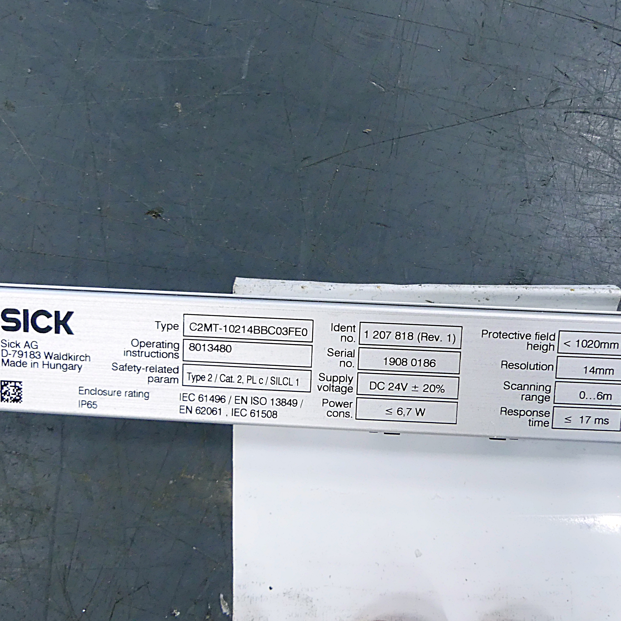 Lichtschranke Rev.1 C2MT-10214BBC03FE0 Neu