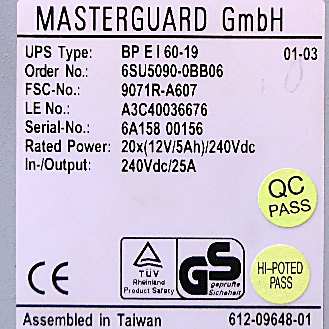 Batterie-Erweiterungsmodul BP E I 60-19 Gebraucht