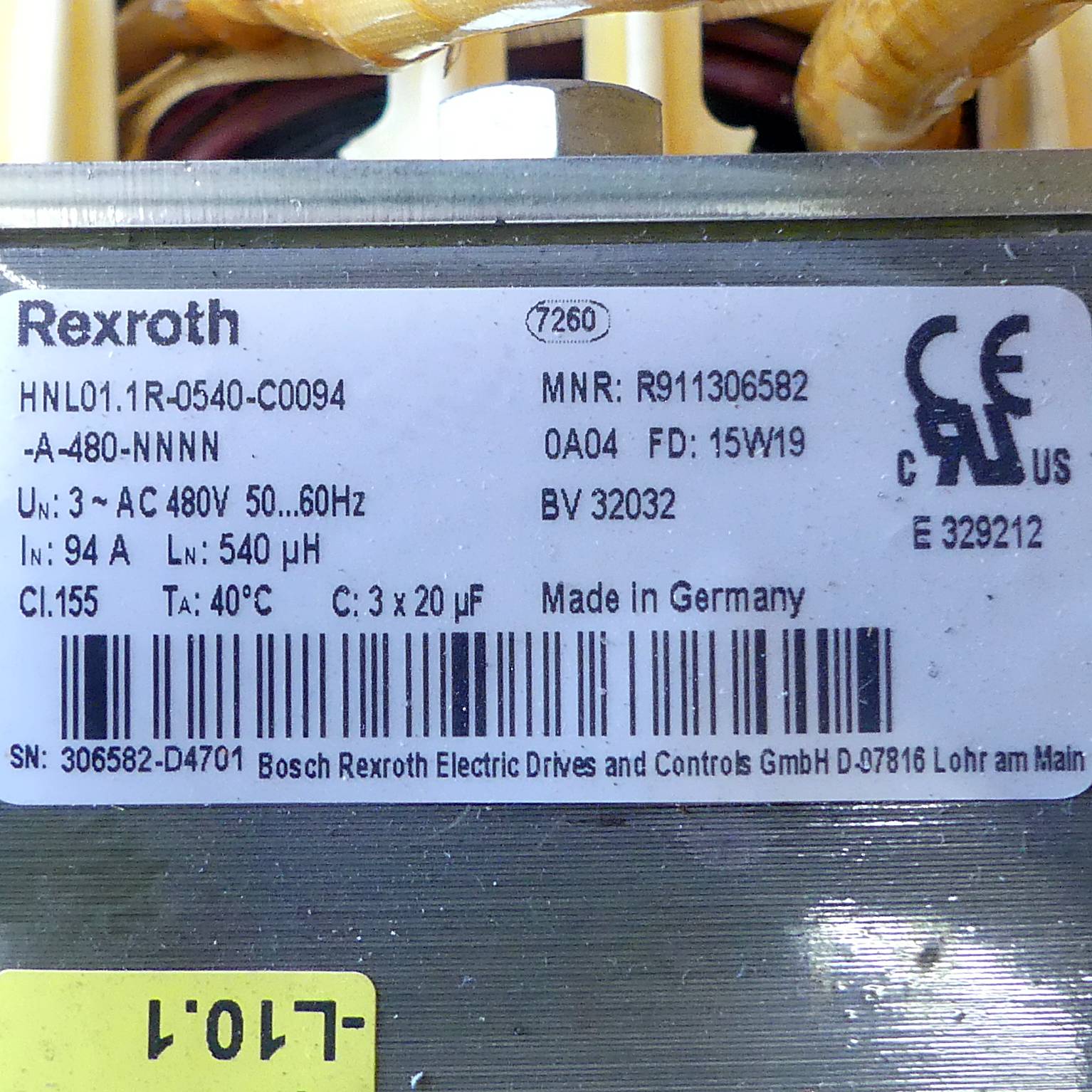  HNL01.1R-0540-C0094-A-480-NNNN 