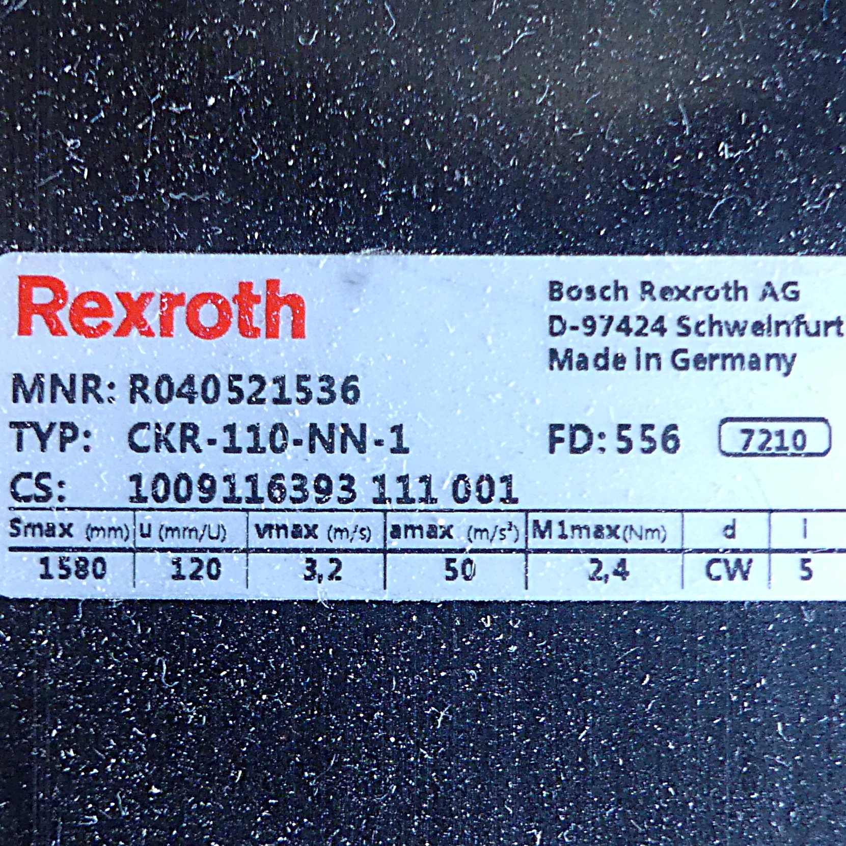  CKR-110-NN-1 