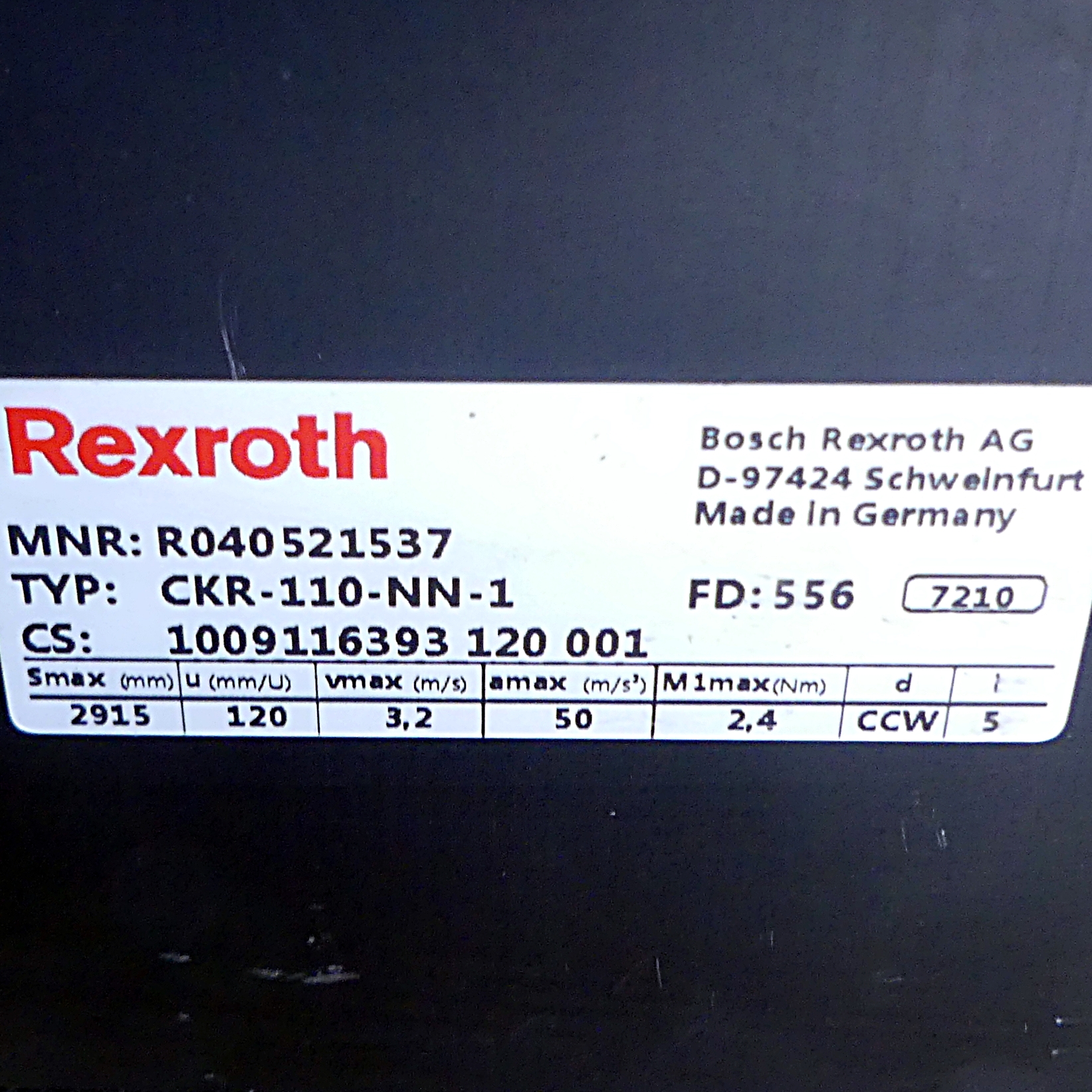 Linearmodul CKR-110-NN-1 Gebraucht