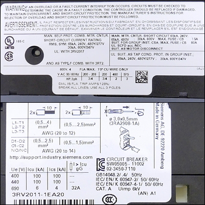 Circuit breaker 3RV2011-1EA20 