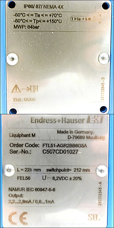 Level switch FTL51-AGR2BB6G5A 