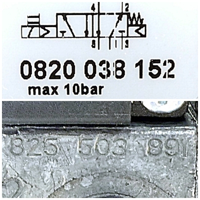 Valve cluster with 5/2-directional control valve 