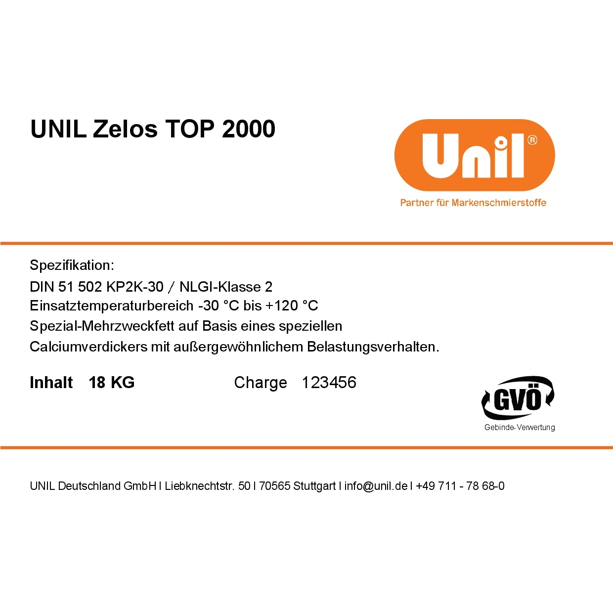 Special multi-purpose grease Zelos TOP 2000  18 kg bucket