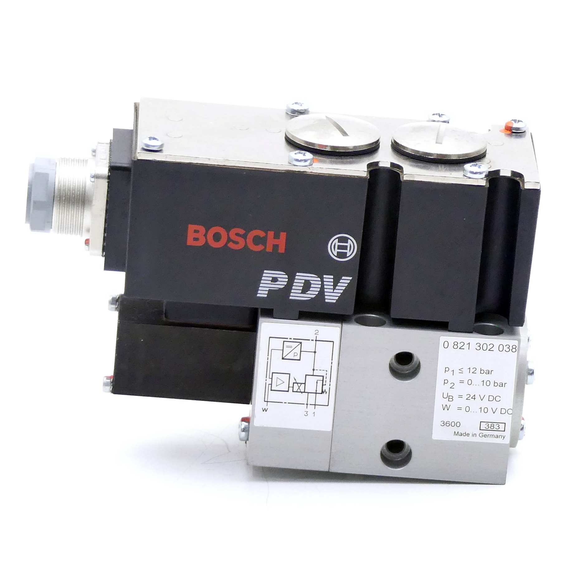 Proportional pressure regulator valve PDV 