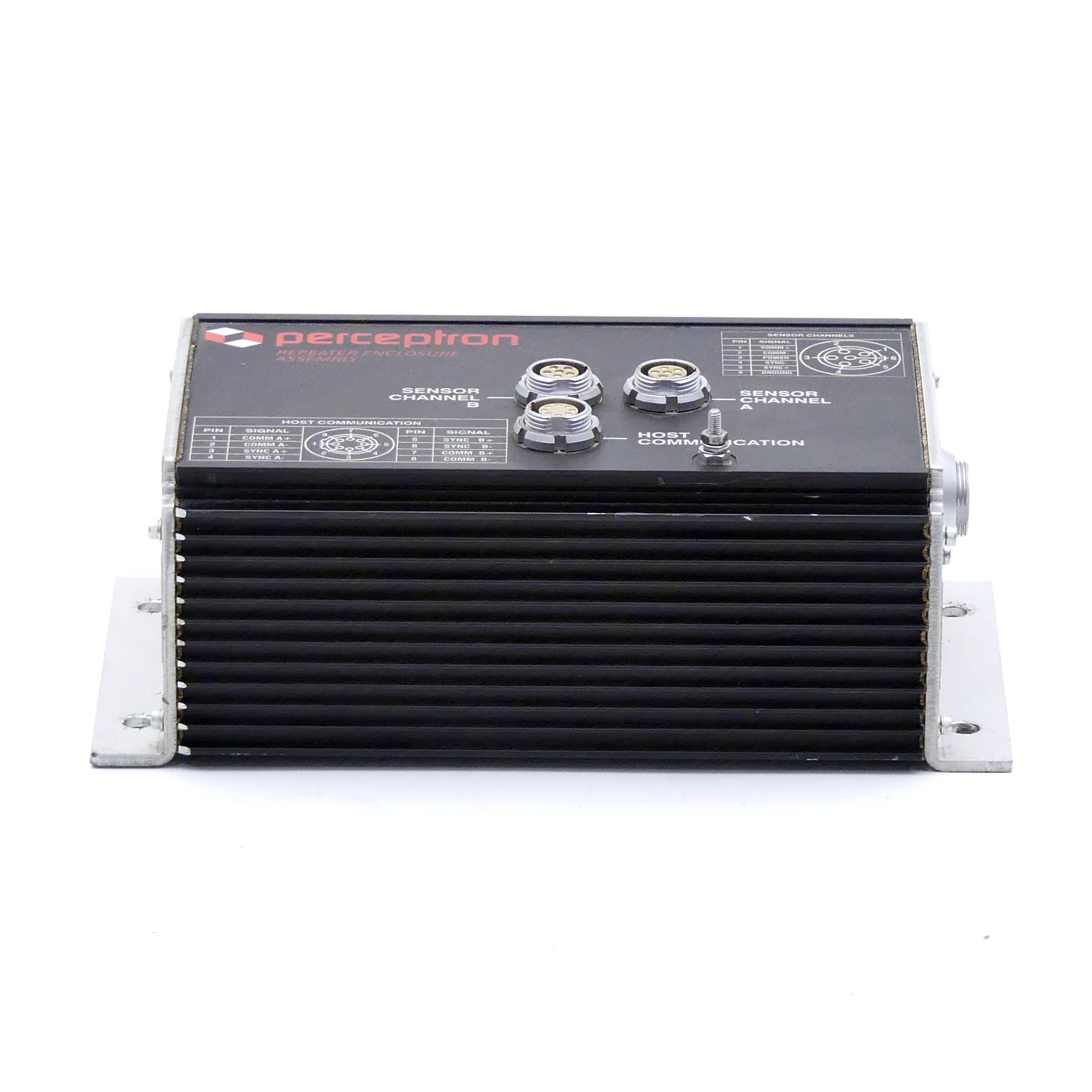 Perceptron repeater enclosure assembly