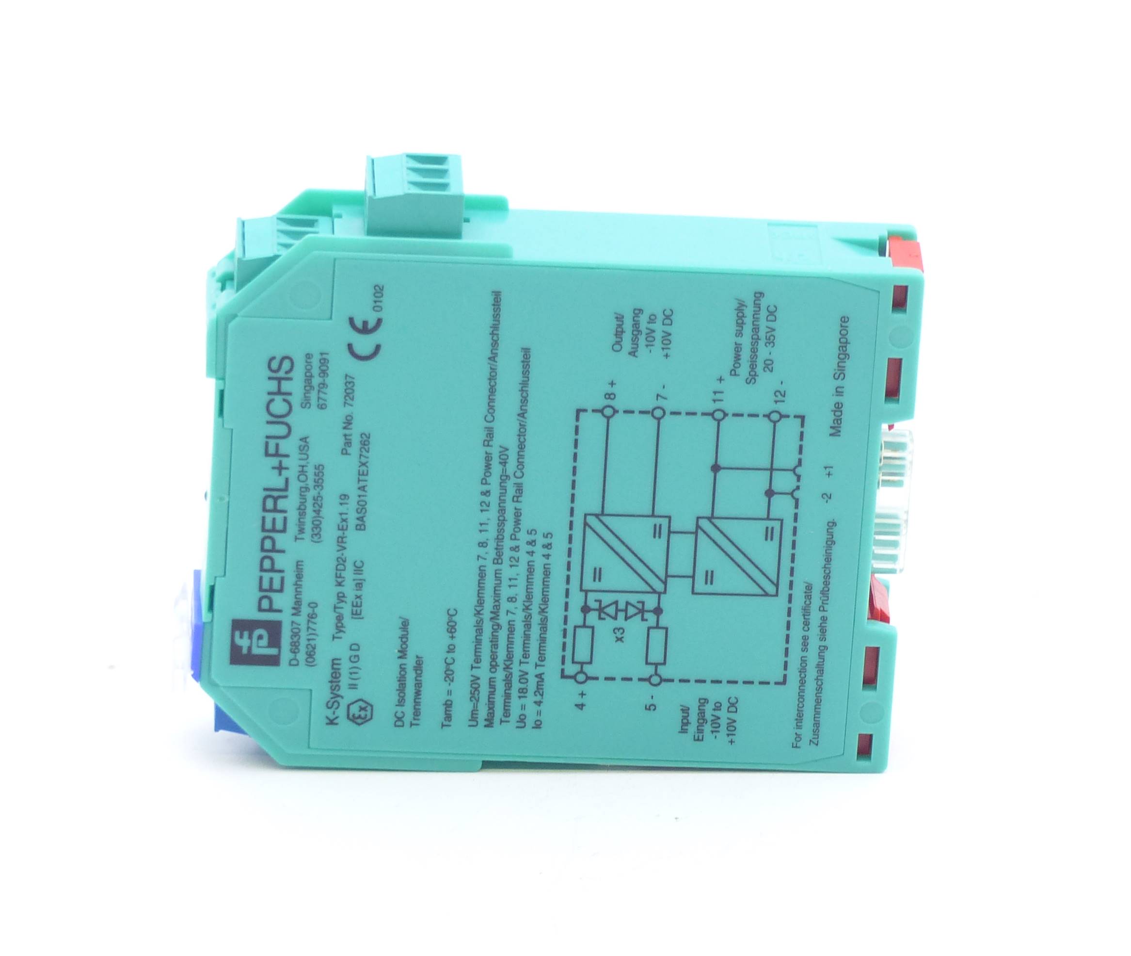 Universal Temperature Converter KFD2-VR-Ex1.19