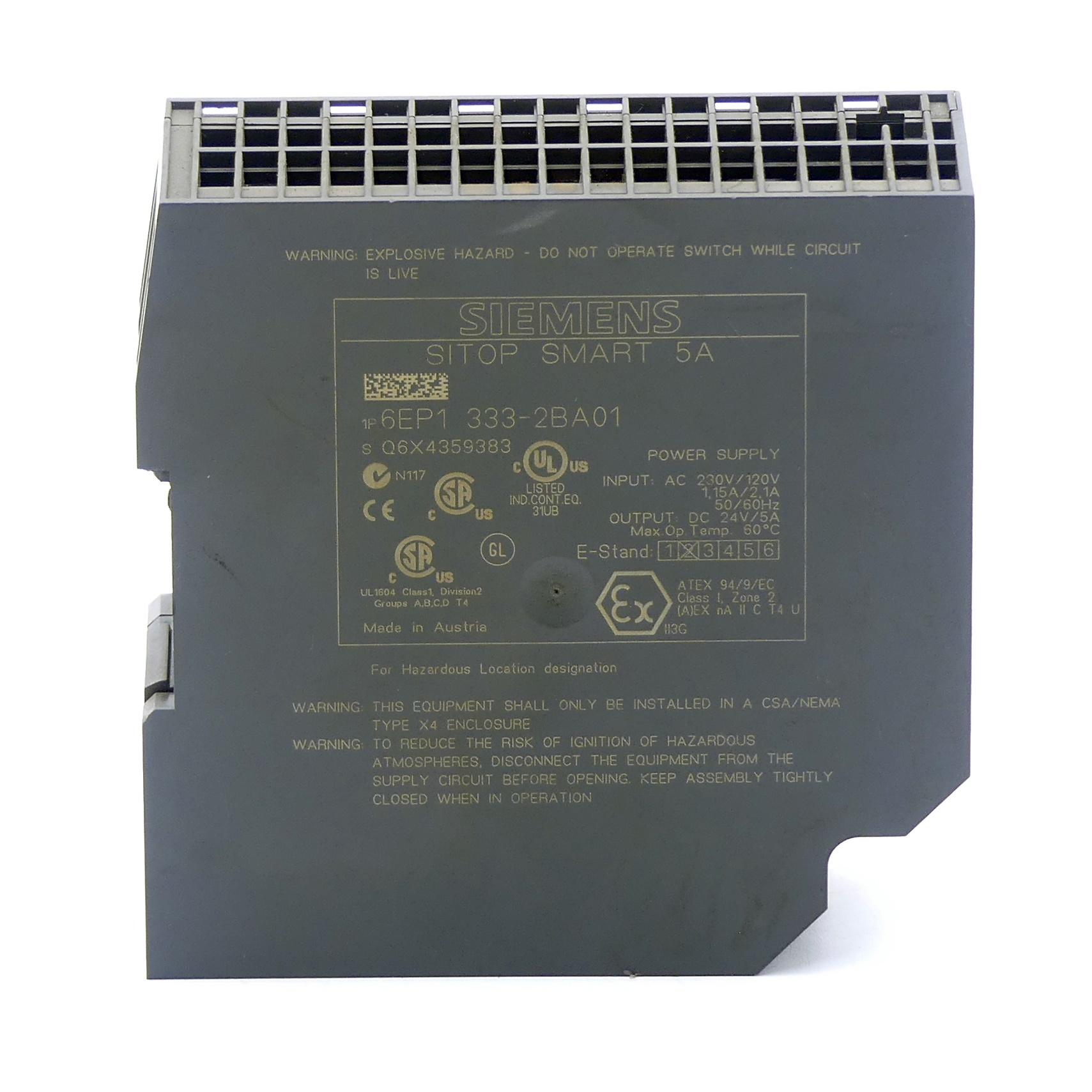Power Supply SITOP Smart 5A 