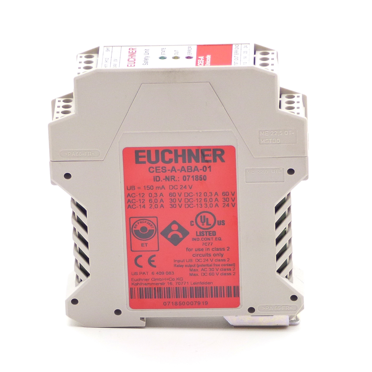 Safety Switch Evaluation Unit CES-A-ABA-01 