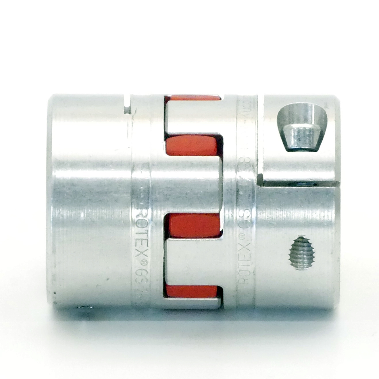 Claw coupling w. clamping hubs