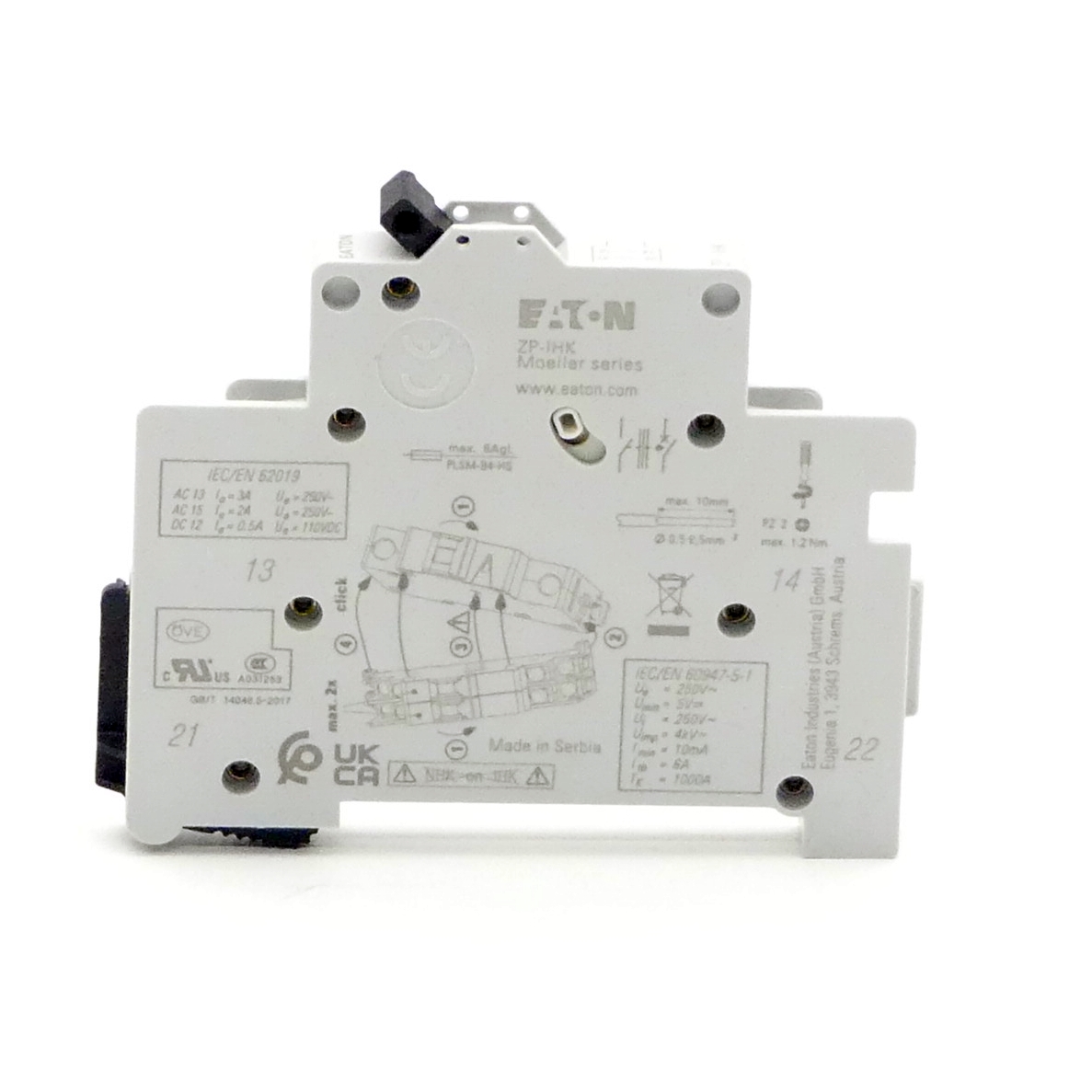 Auxiliary switch ZP-IHK