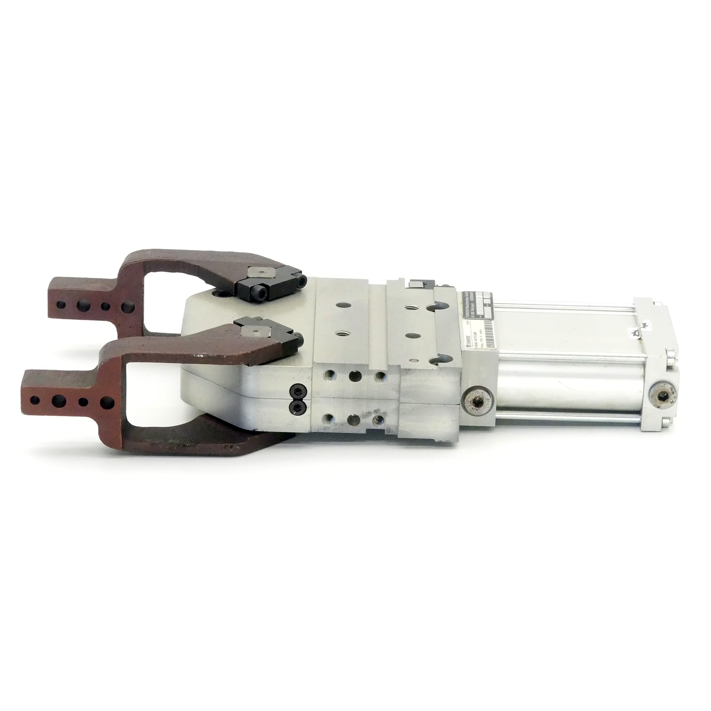 Pneumatic clamp 2x90 °