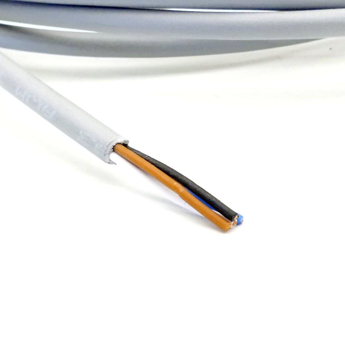 M8 female 0° A-cod. with cable