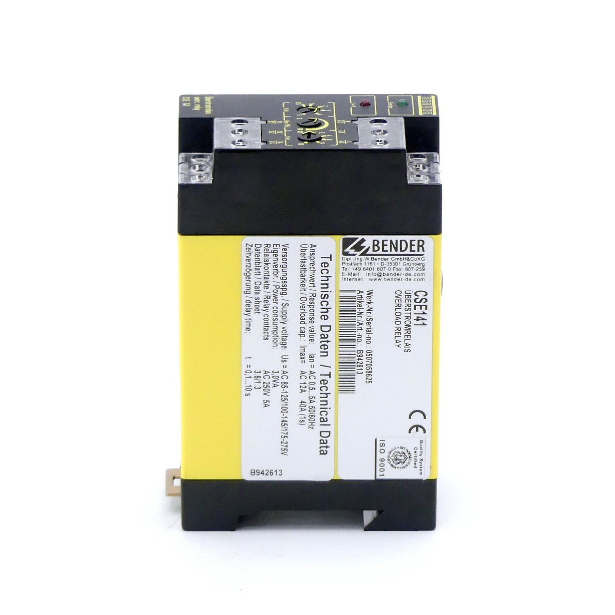 CSE141 Overload Relay