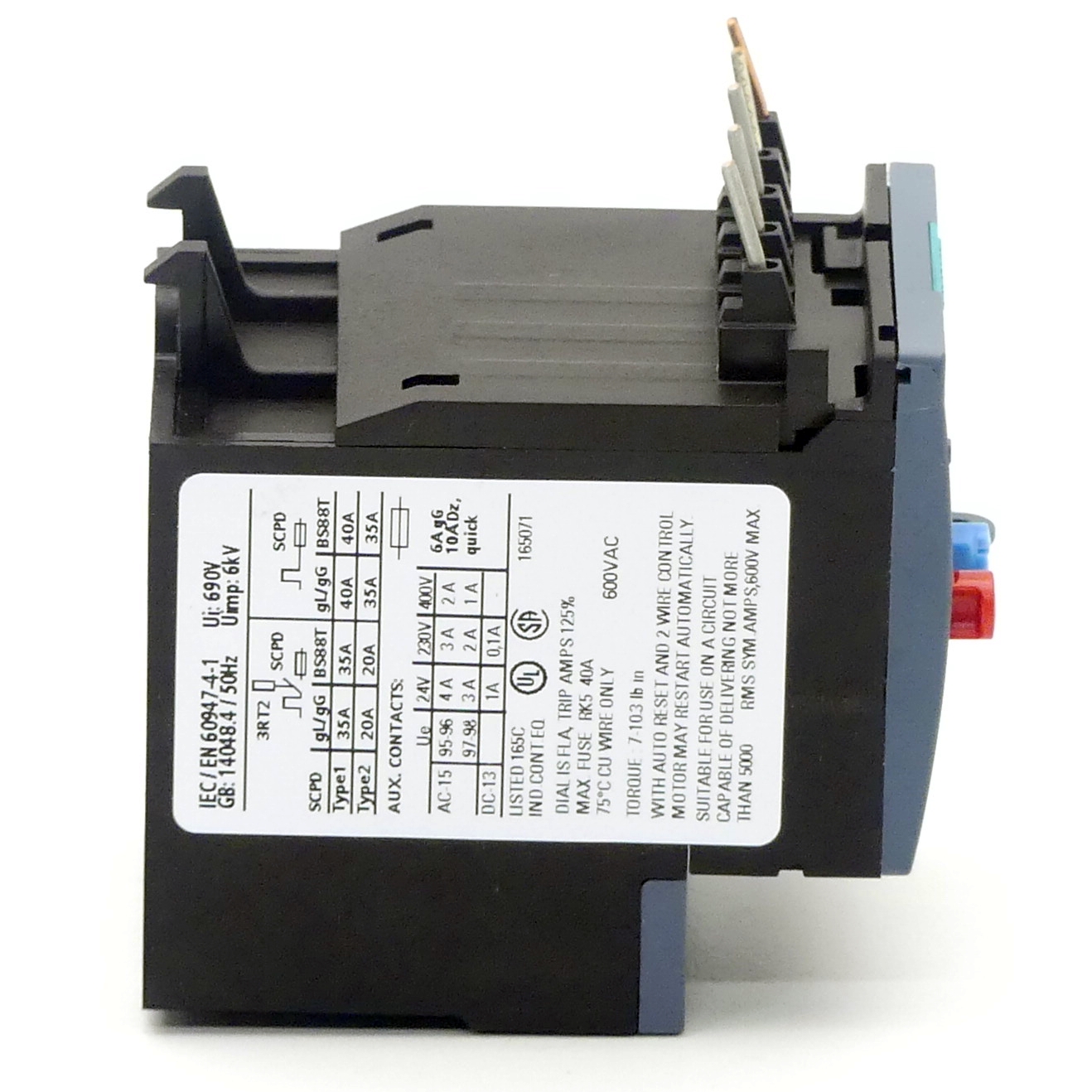 Overload relay