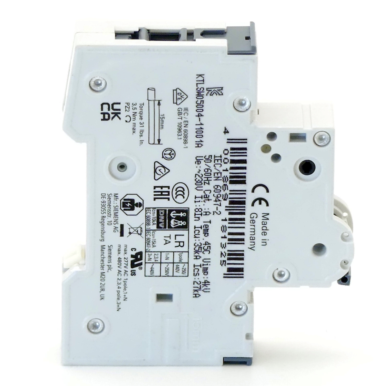 Miniature circuit breaker 