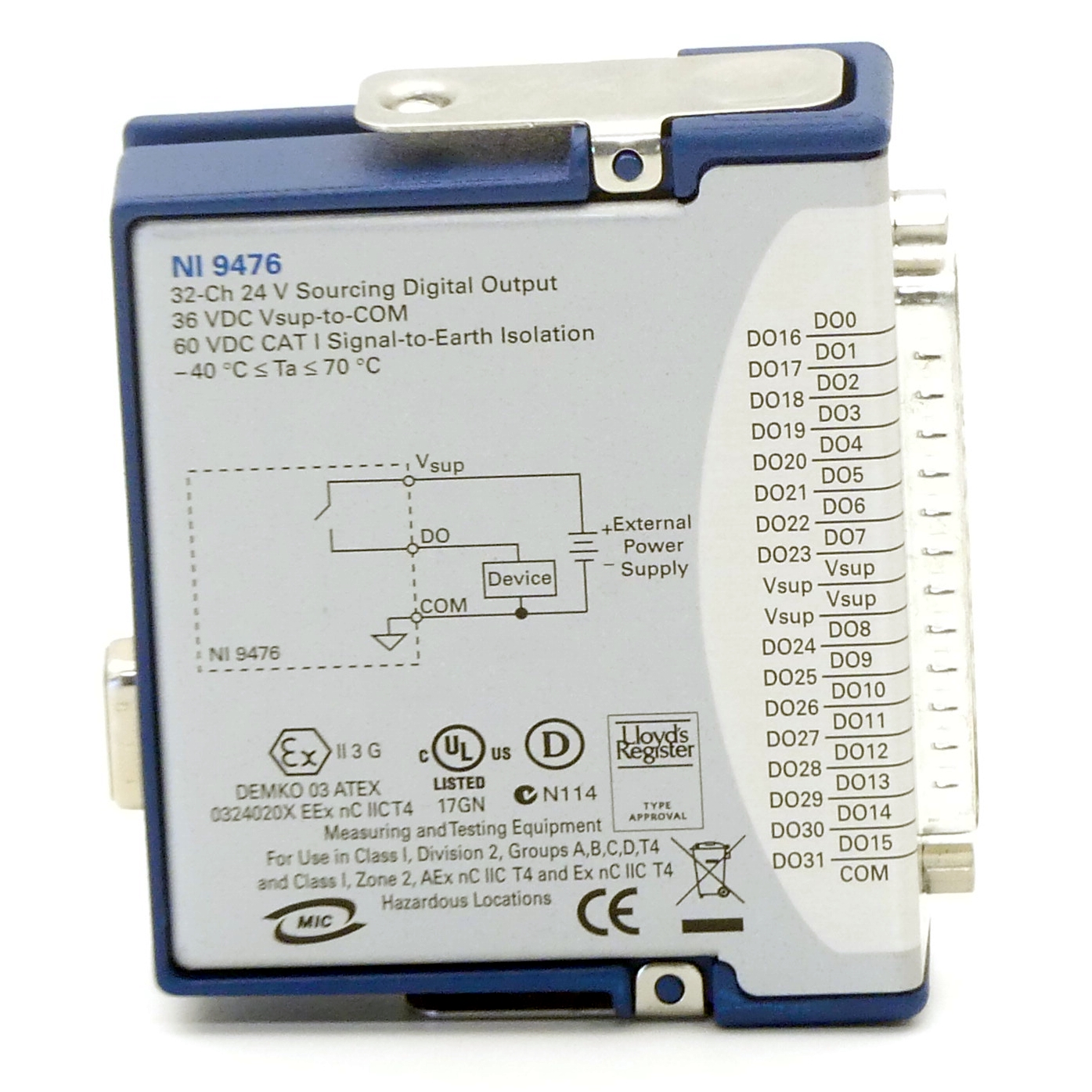 Voltage input module NI 9476 