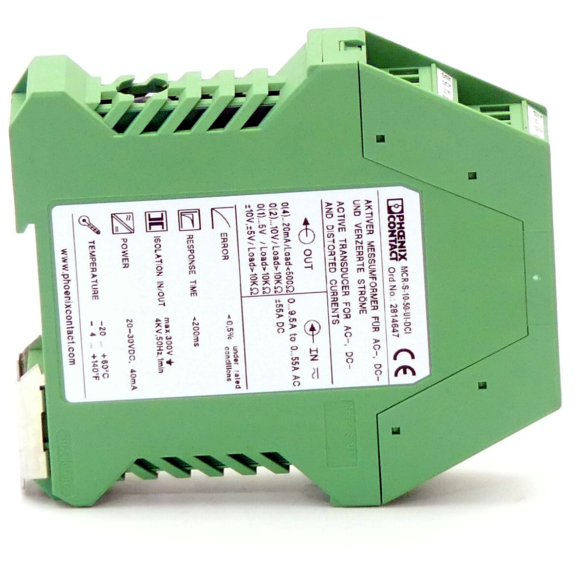 Strommessumformer MCR-S-10-50-UI-DCI 
