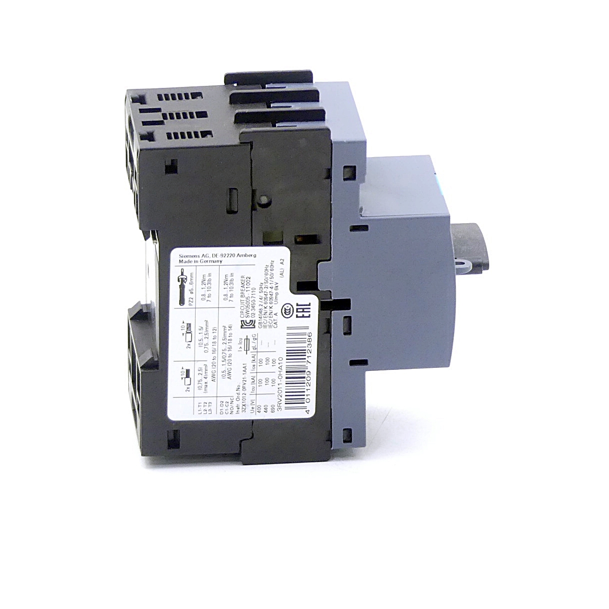 Circuit breaker 3RV2011-OHA10 