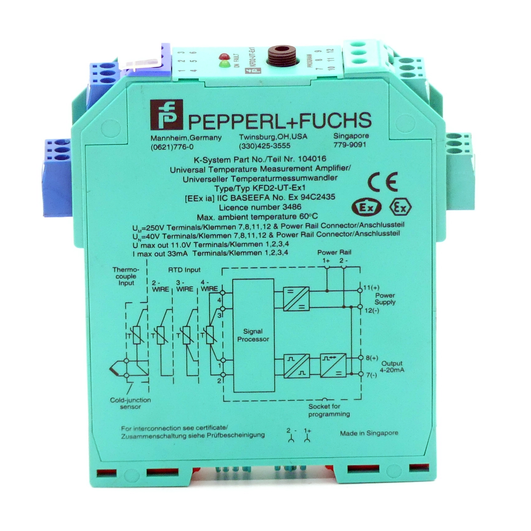 Universeller Temperaturmessumwandler 