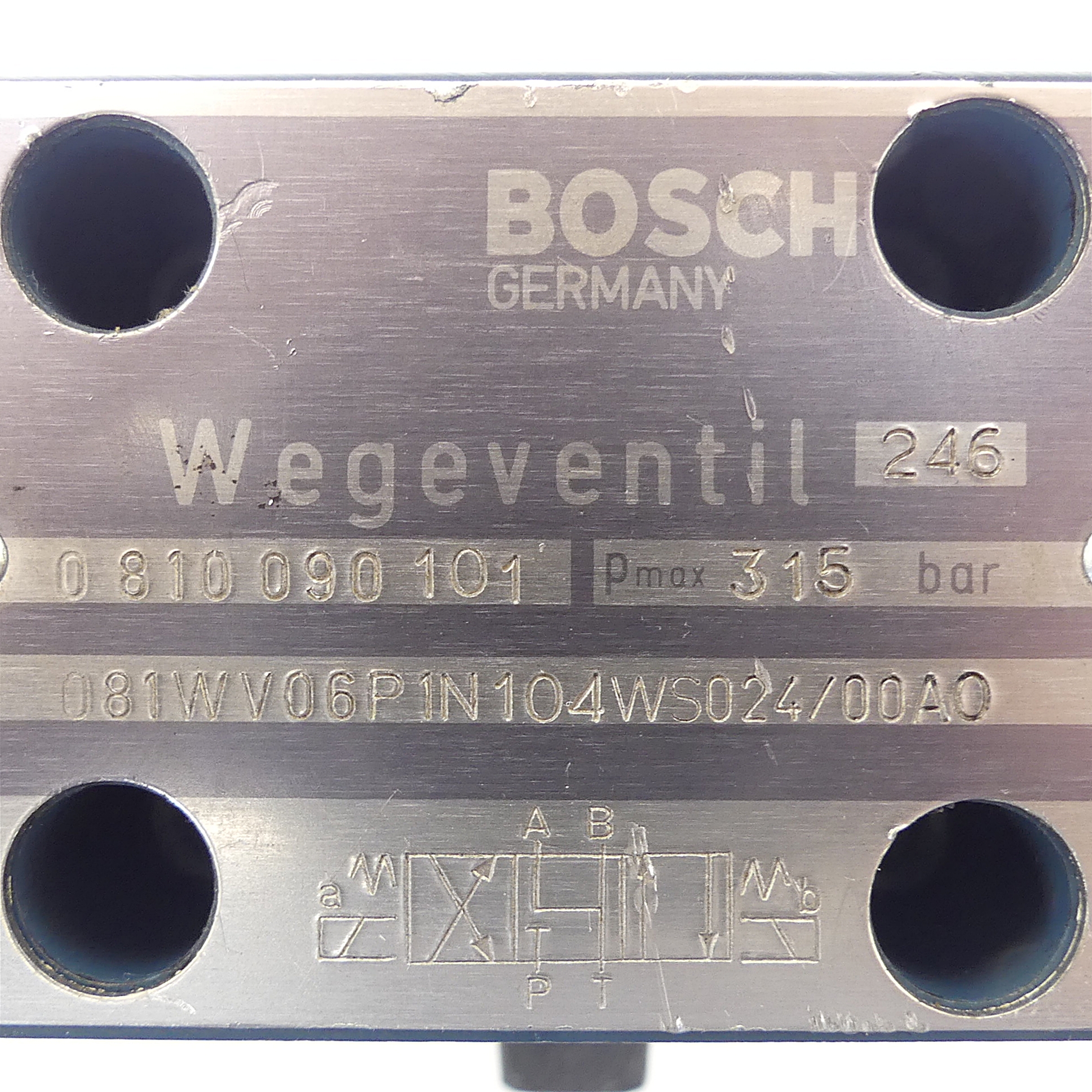 Pilot operated 4/3-way valve 081WV16P1N302XYWS024/00-0